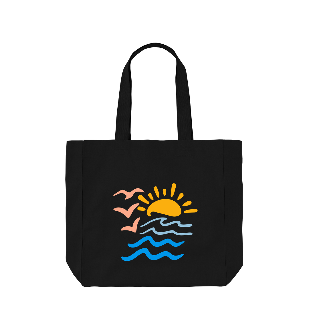 Black Printed Bag
