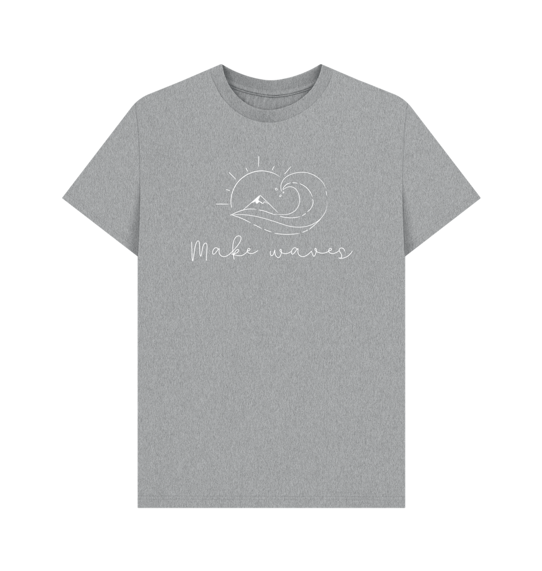 Athletic Grey Printed T-shirt