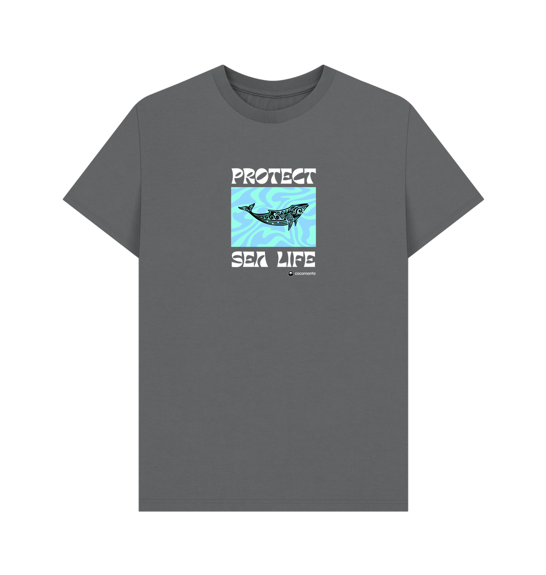 Slate Grey Printed T-shirt
