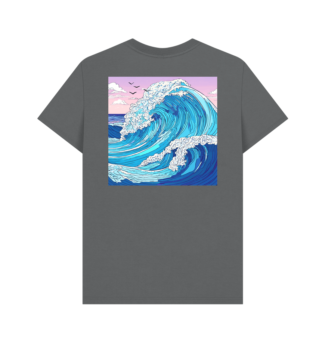Slate Grey Printed T-shirt