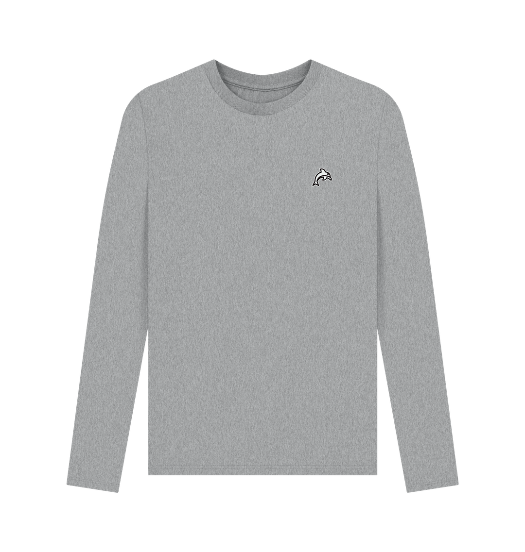 Athletic Grey Printed Long Sleeve T Shirt