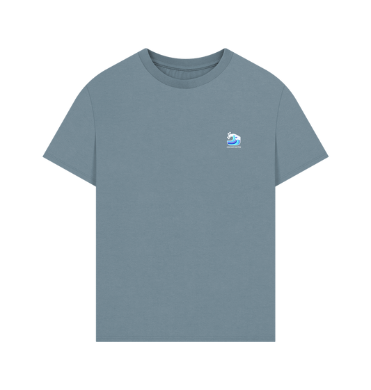 Stone Blue Printed T-shirt