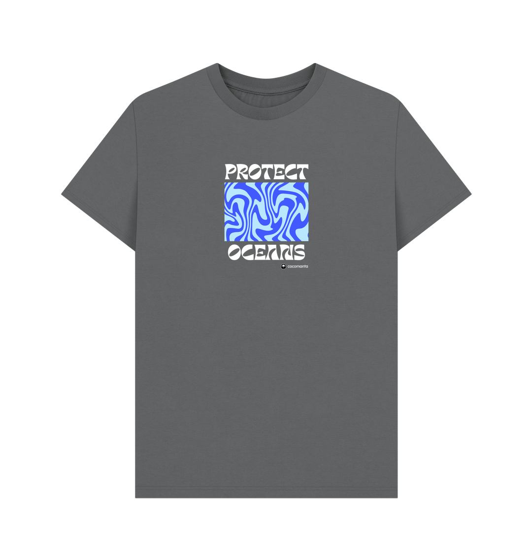 Slate Grey Printed T-shirt