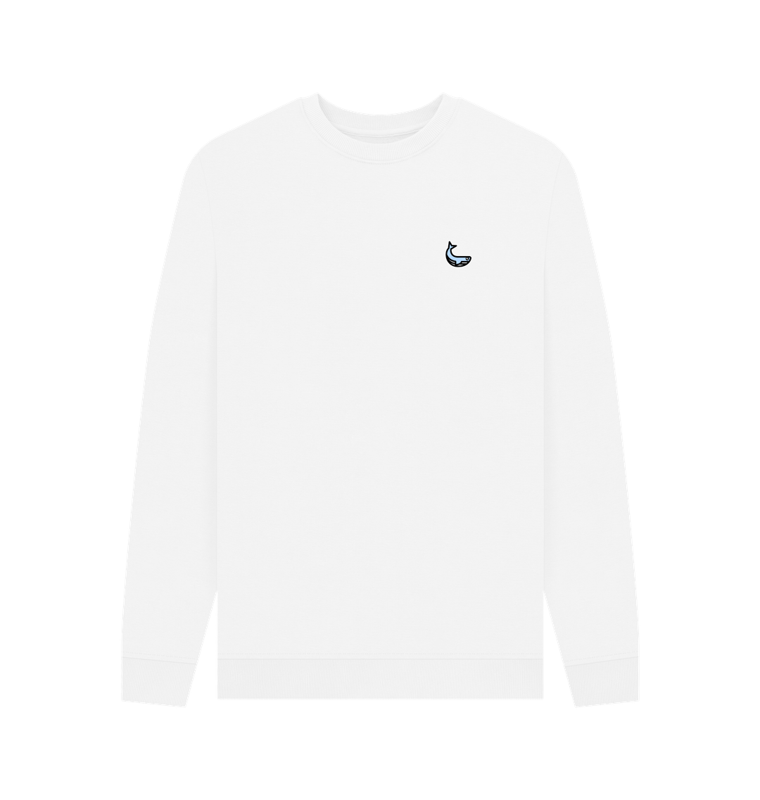 White Printed Sweater