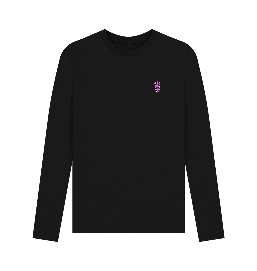 Black Printed Long Sleeve T Shirt