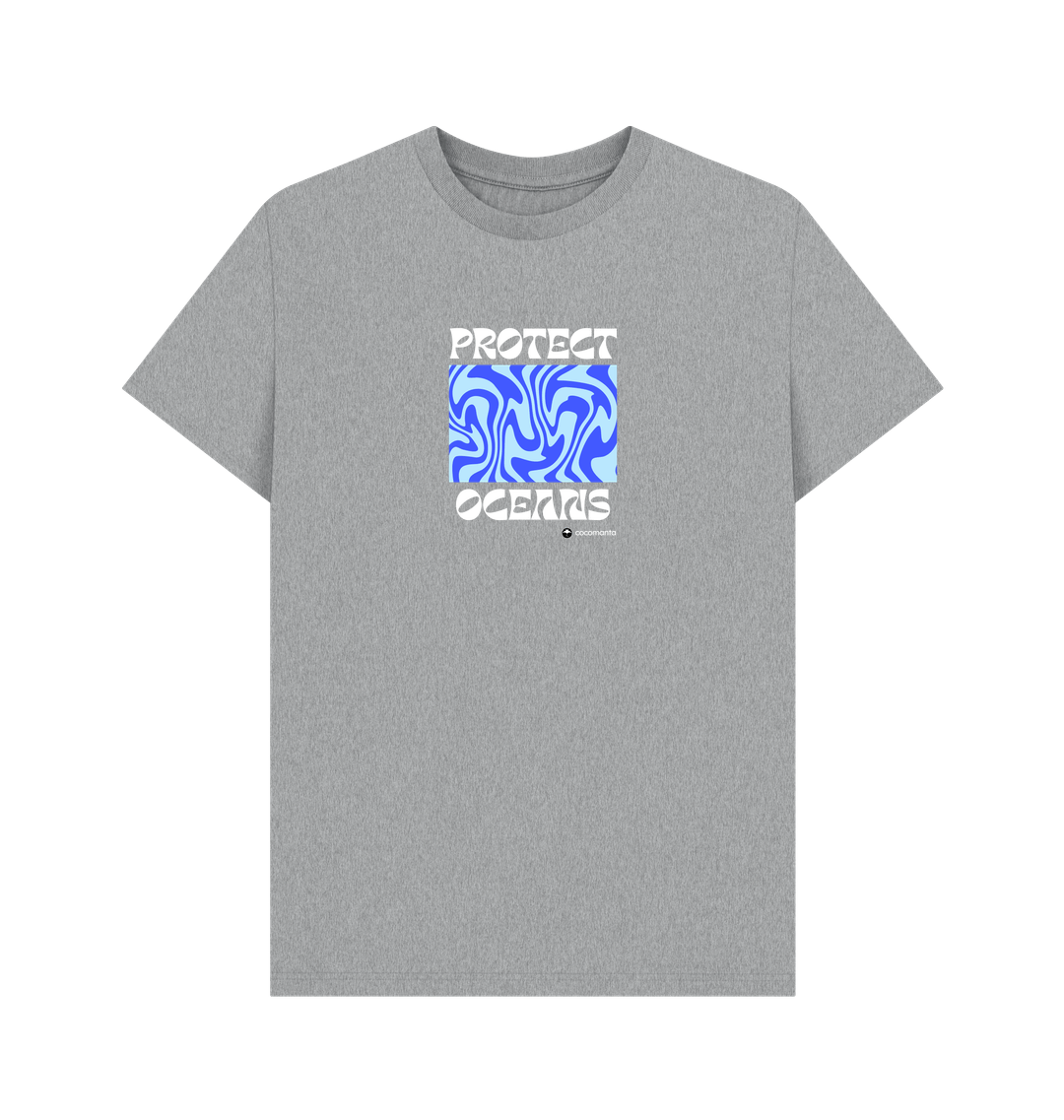 Athletic Grey Printed T-shirt