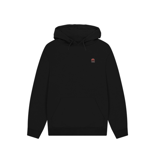Black Printed Hoody