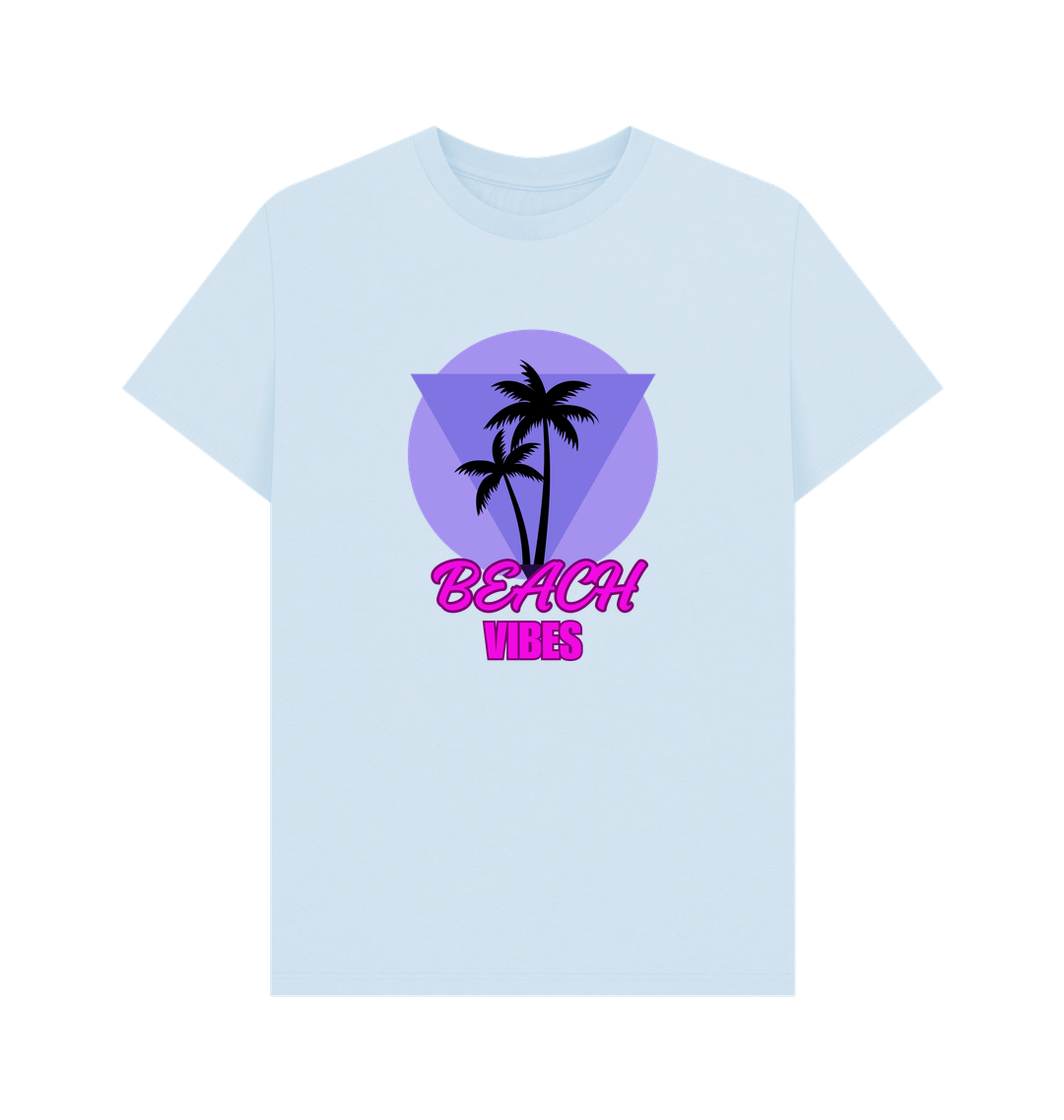 Sky Blue Printed T-shirt