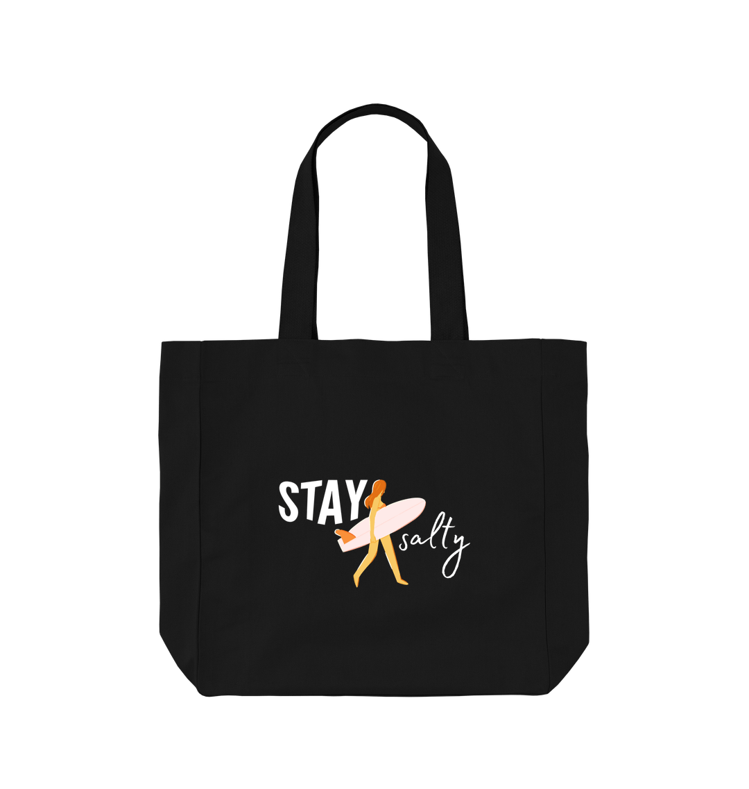 Black Printed Bag