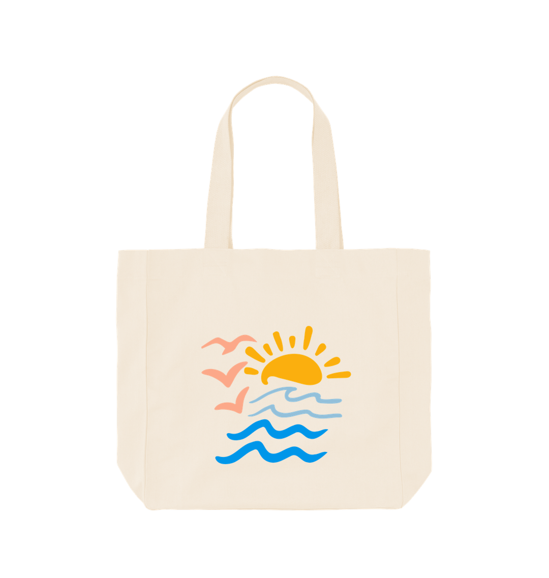 Natural Printed Bag