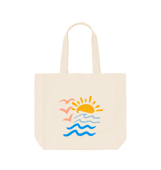 Natural Printed Bag