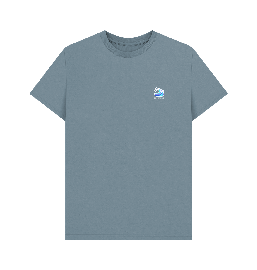 Stone Blue Printed T-shirt