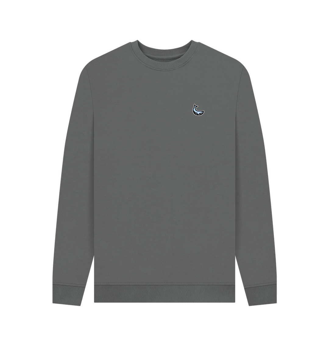 Slate Grey Printed Sweater
