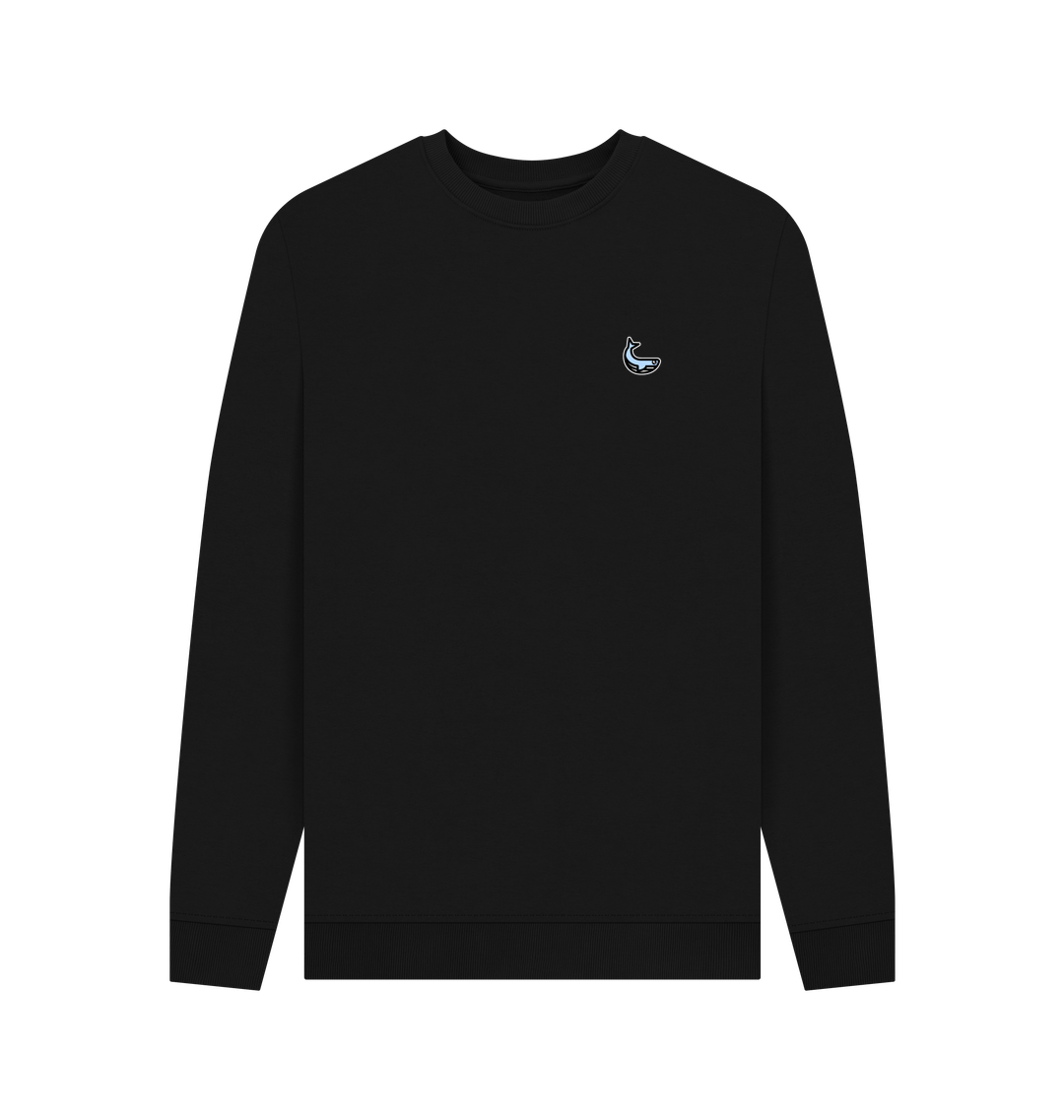 Black Printed Sweater
