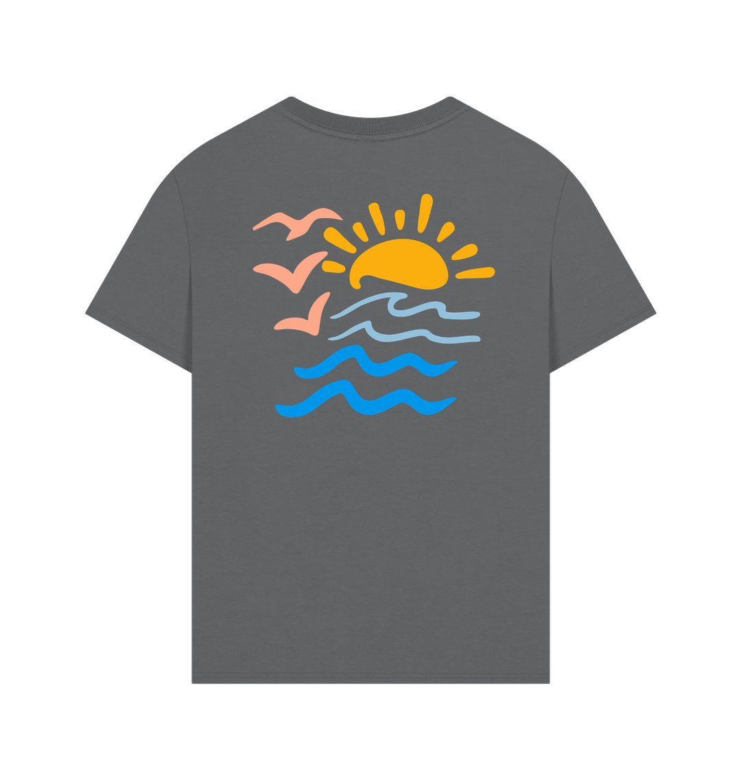 Slate Grey Printed T-shirt