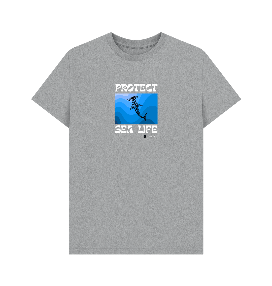 Athletic Grey Printed T-shirt