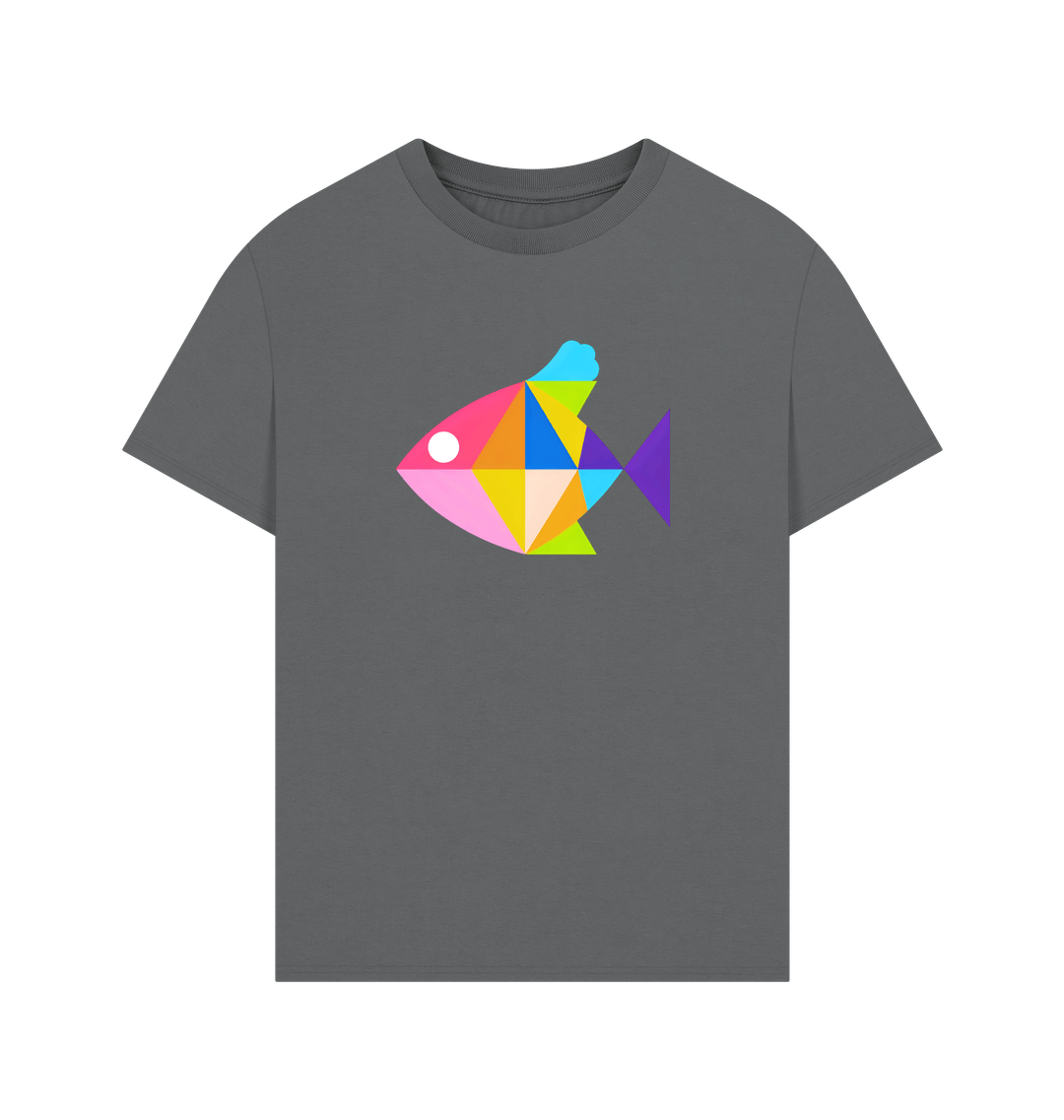 Slate Grey Printed T-shirt