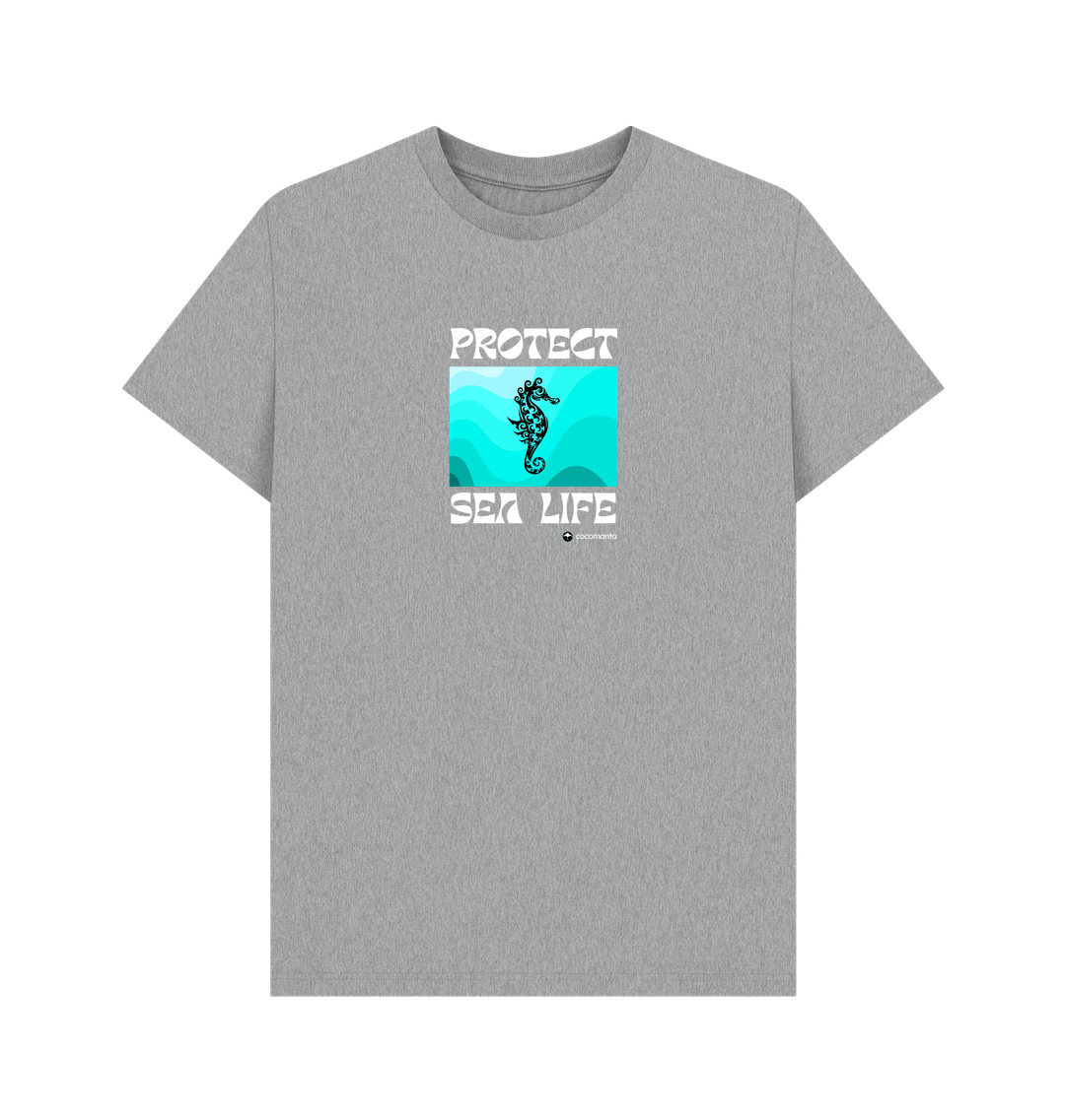 Athletic Grey Printed T-shirt