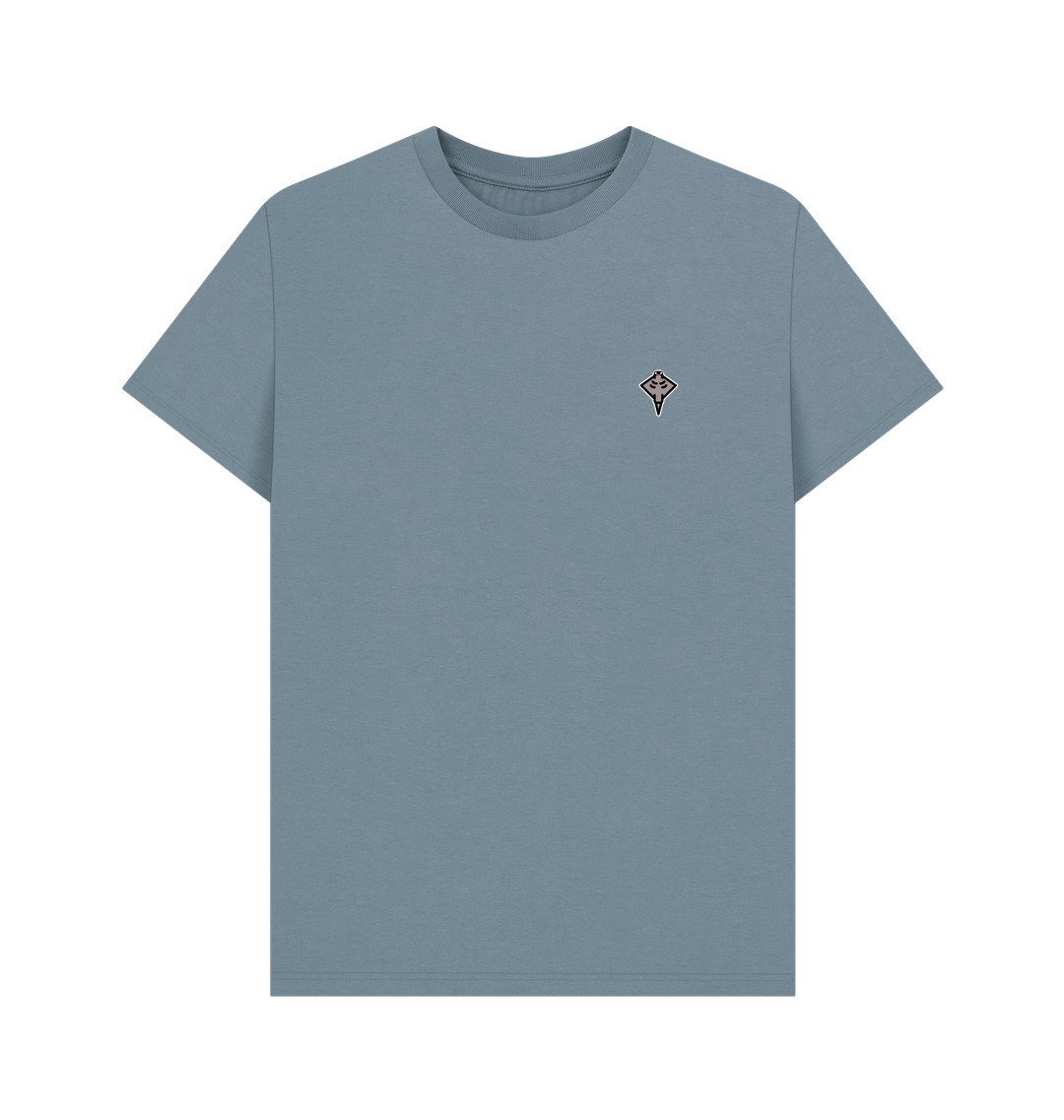 Stone Blue Printed T-shirt