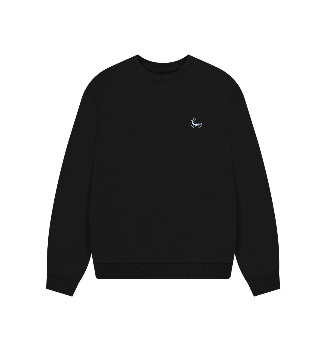 Black Printed Sweater