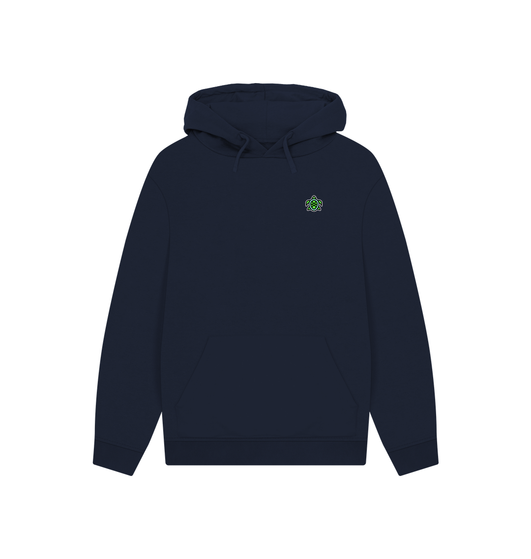 Navy Printed Hoody