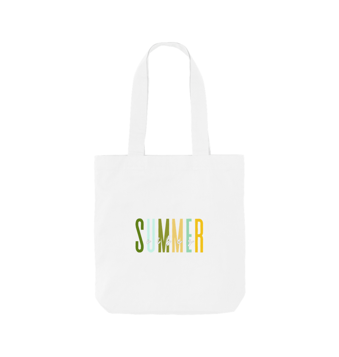 White Printed Bag