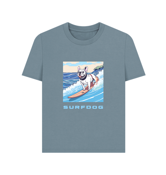 Stone Blue Printed T-shirt
