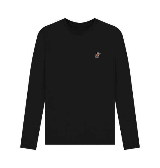 Black Printed Long Sleeve T Shirt