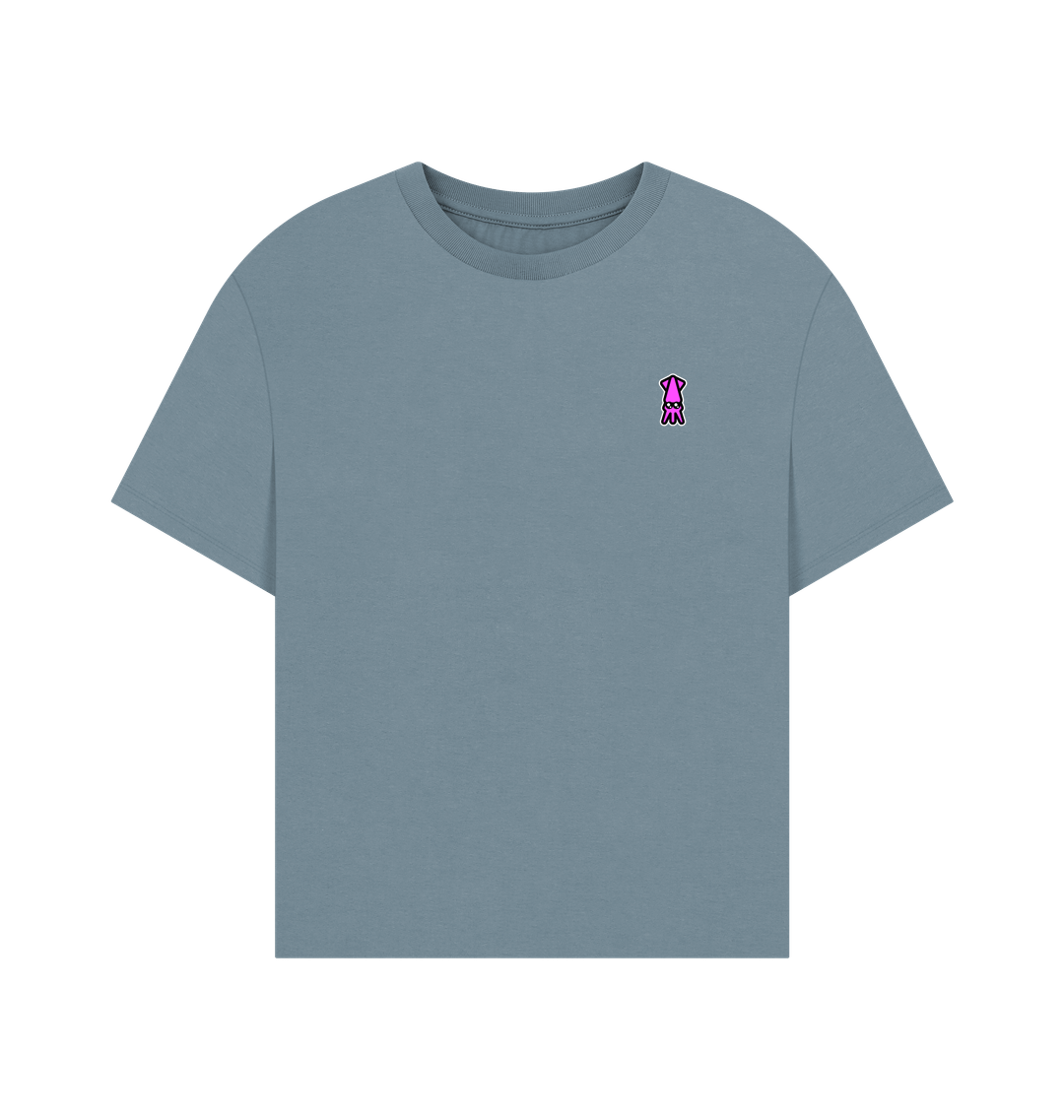 Stone Blue Printed T-shirt