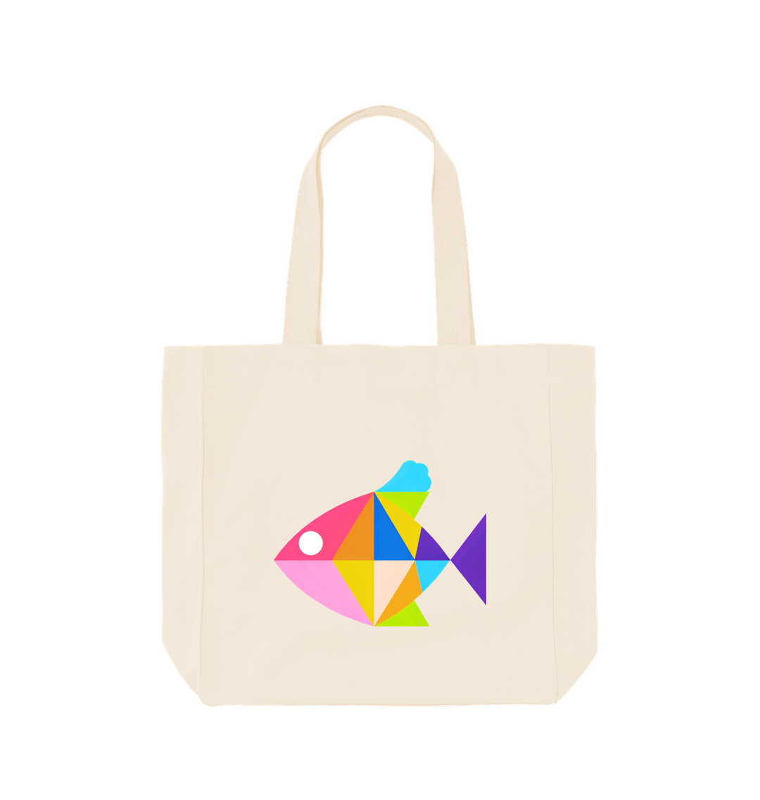 Natural Printed Bag