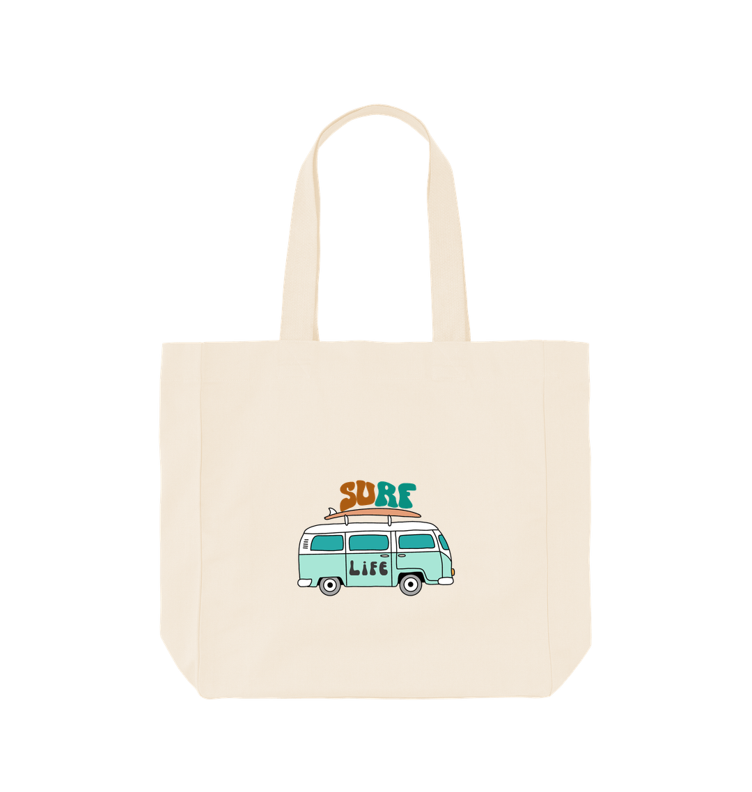 Natural Printed Bag
