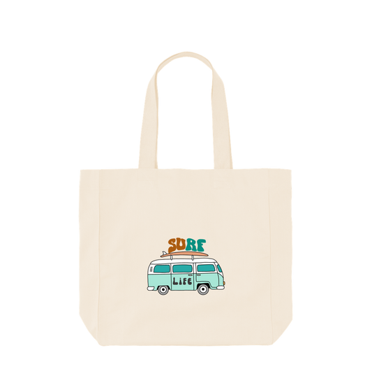 Natural Printed Bag