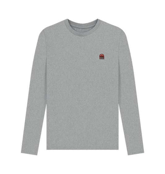 Athletic Grey Printed Long Sleeve T Shirt