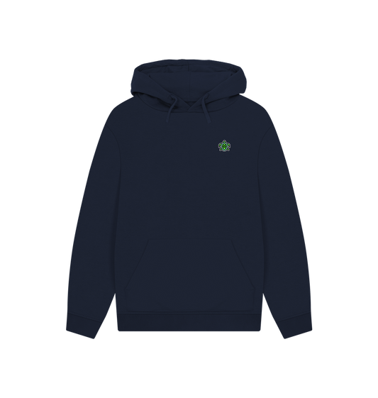 Navy Printed Hoody