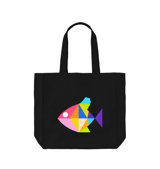 Black Printed Bag