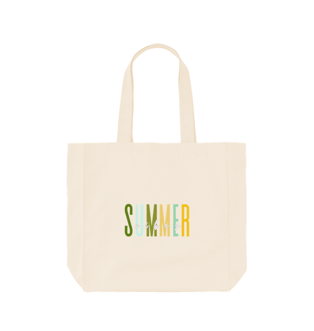 Natural Printed Bag