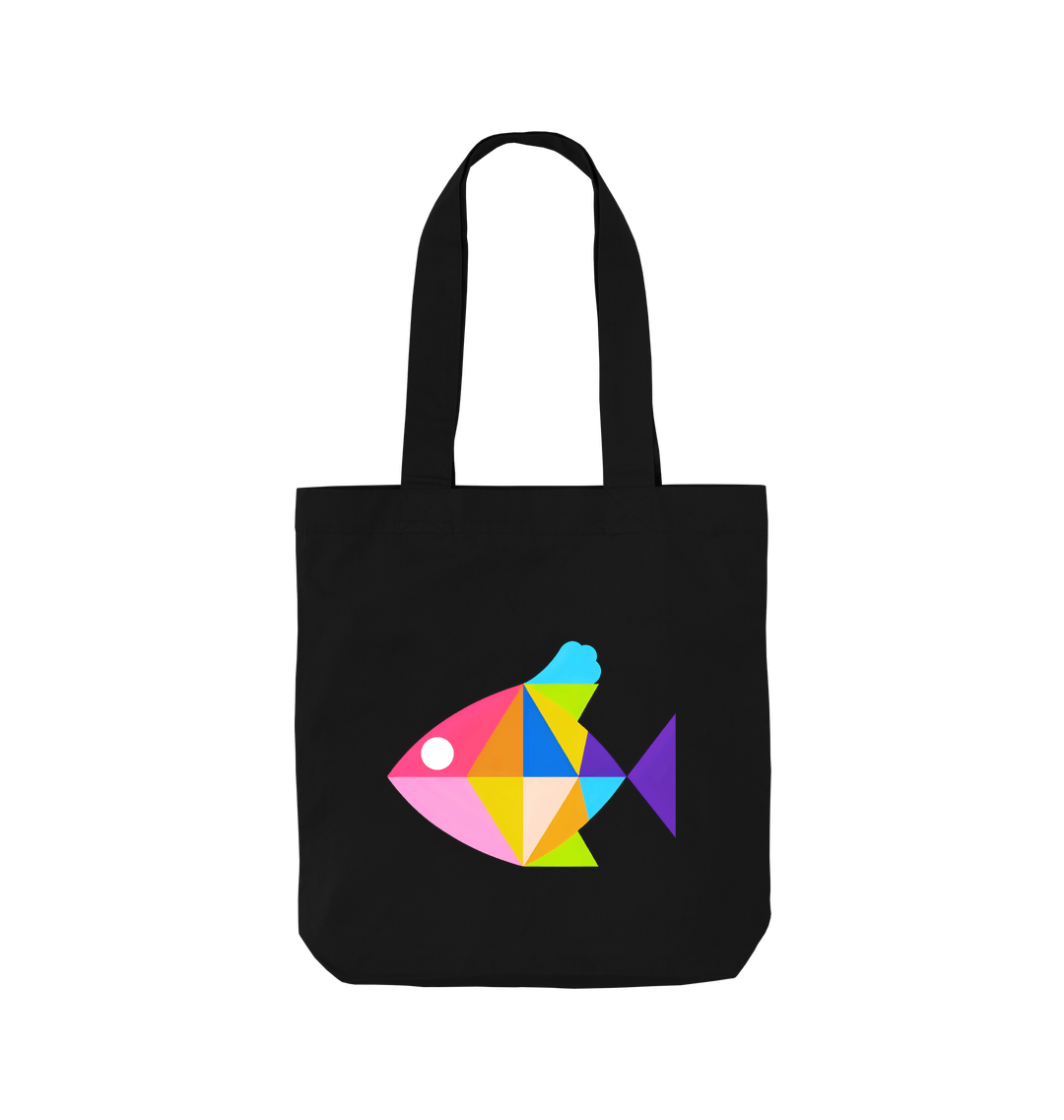 Black Printed Bag