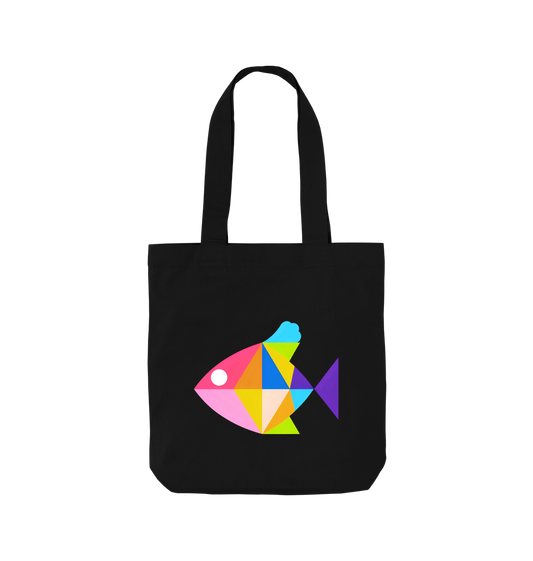 Black Printed Bag