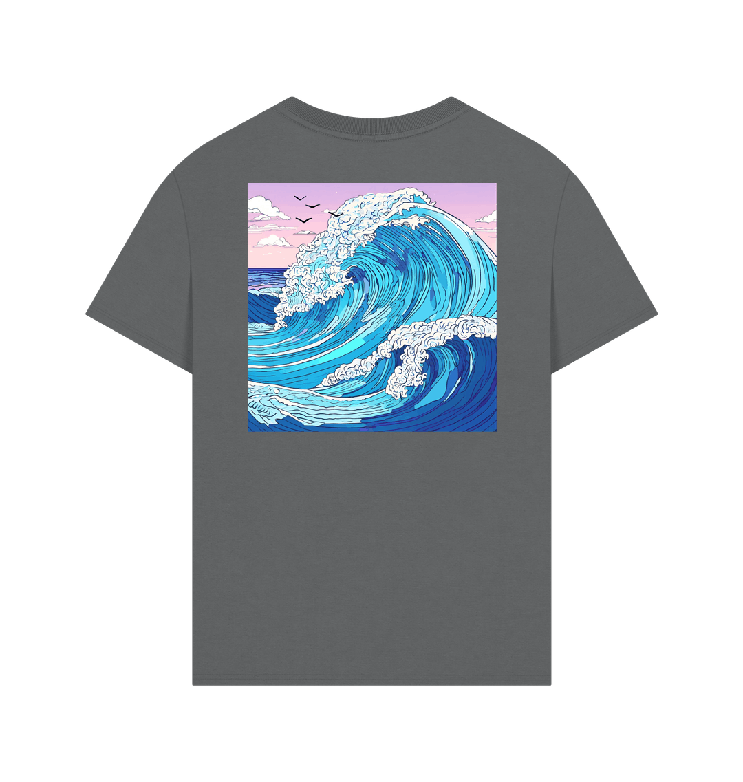 Slate Grey Printed T-shirt