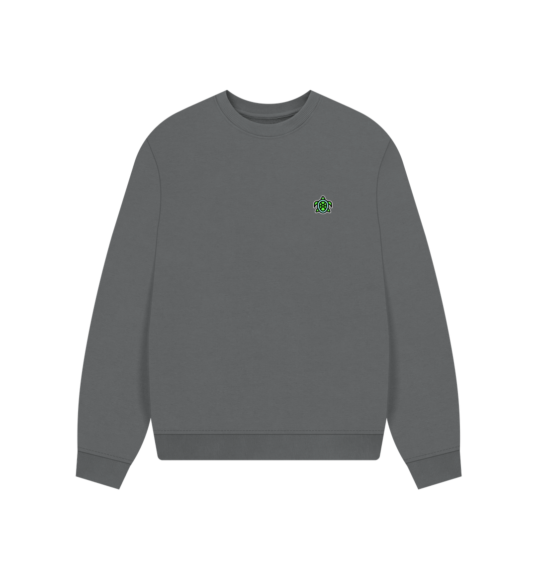 Slate Grey Printed Sweater