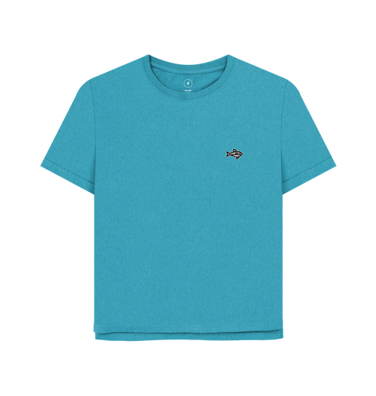 Ocean Blue Printed T-shirt
