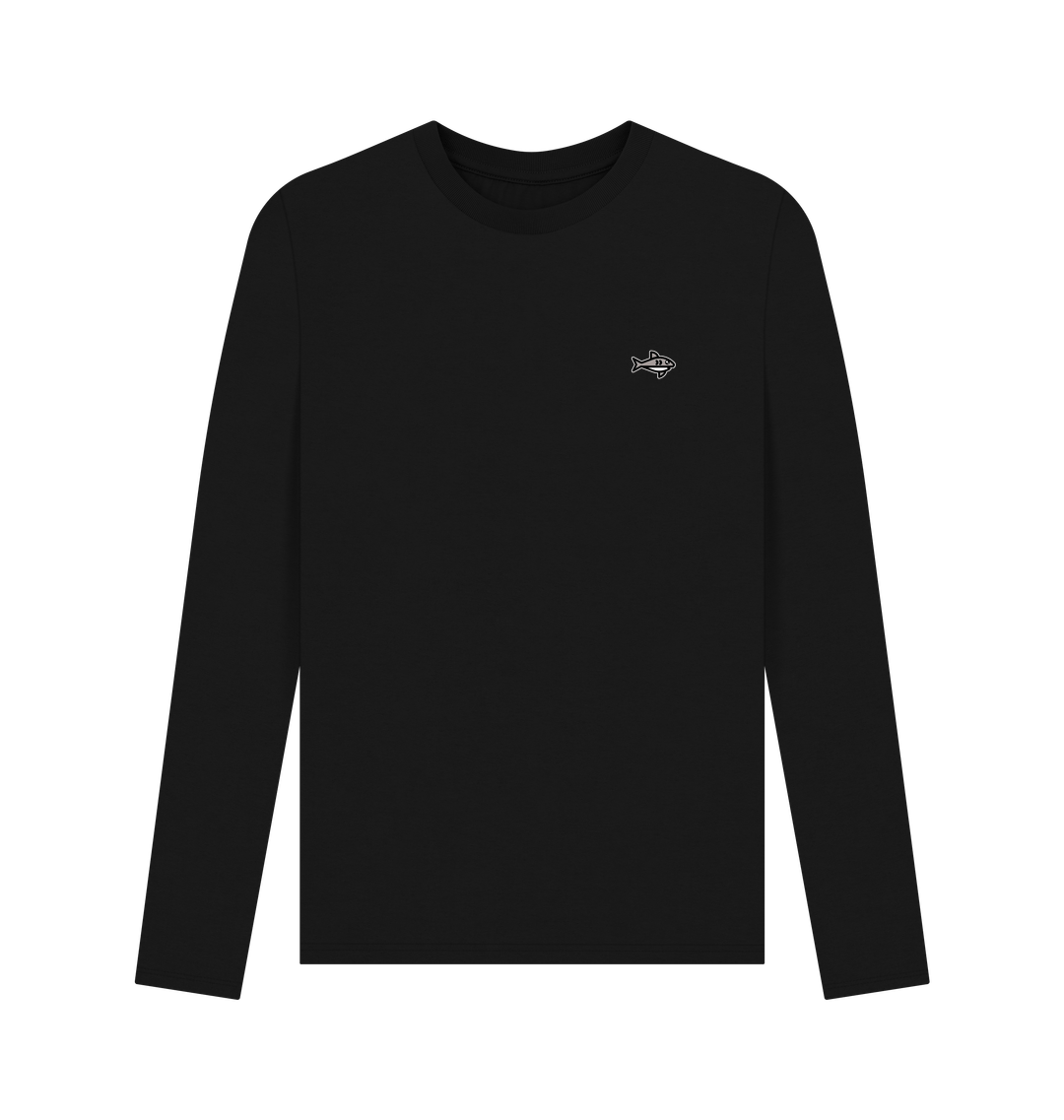 Black Printed Long Sleeve T Shirt