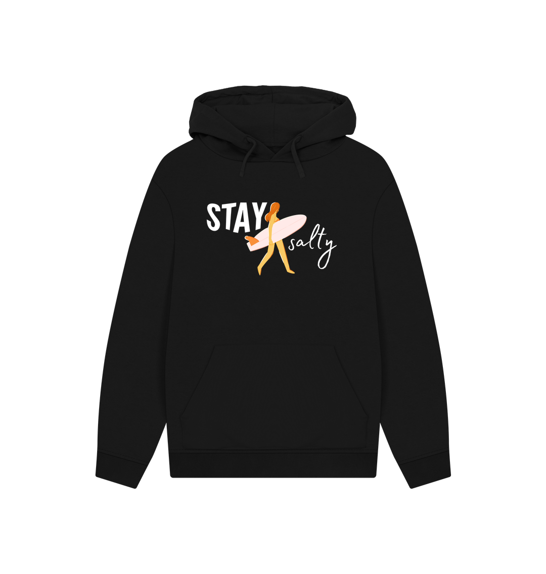 Black Printed Hoody