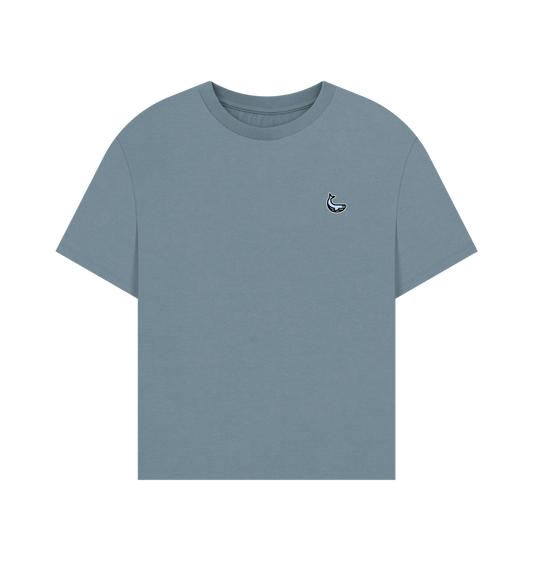 Stone Blue Printed T-shirt