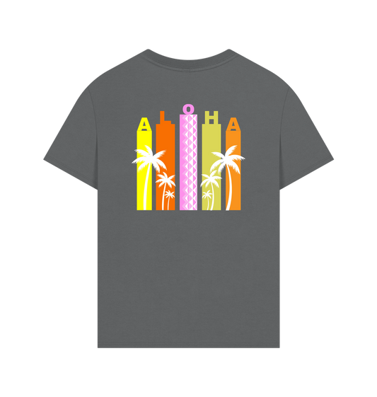 Slate Grey Printed T-shirt
