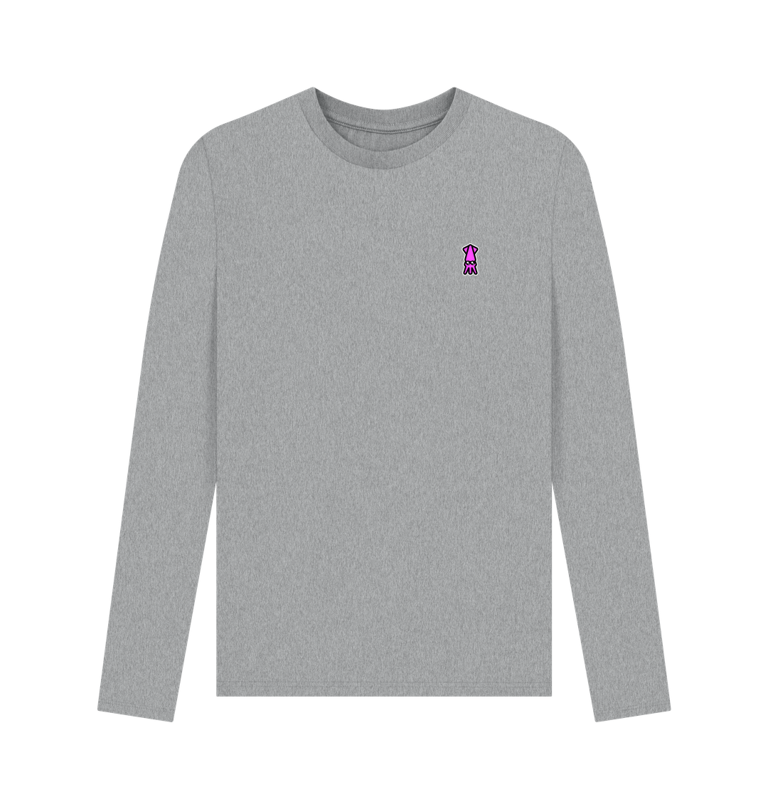 Athletic Grey Printed Long Sleeve T Shirt