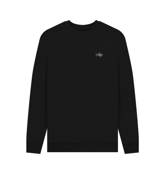 Black Printed Sweater