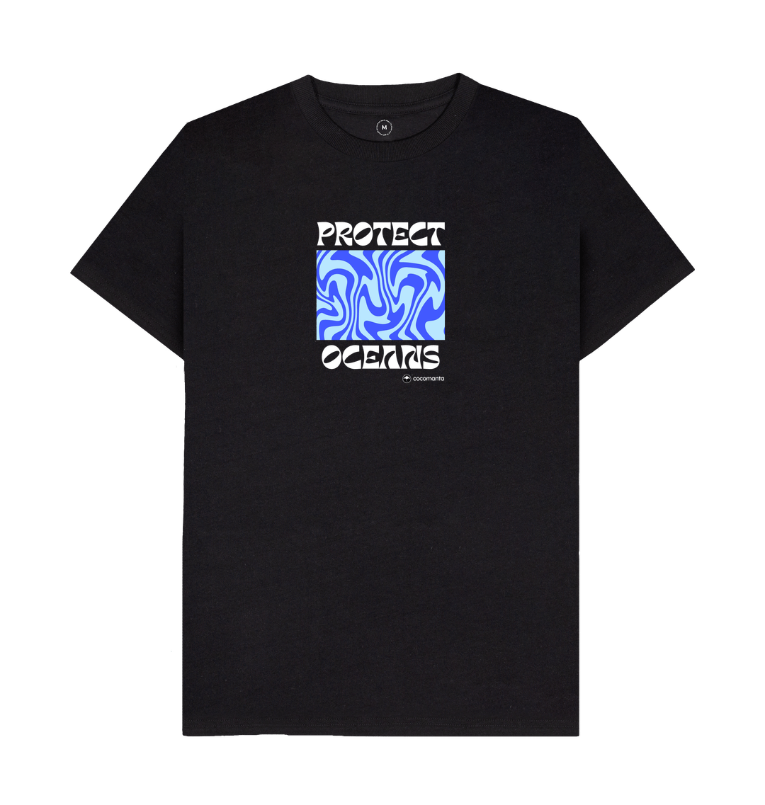 Black Recycled Printed T-Shirt