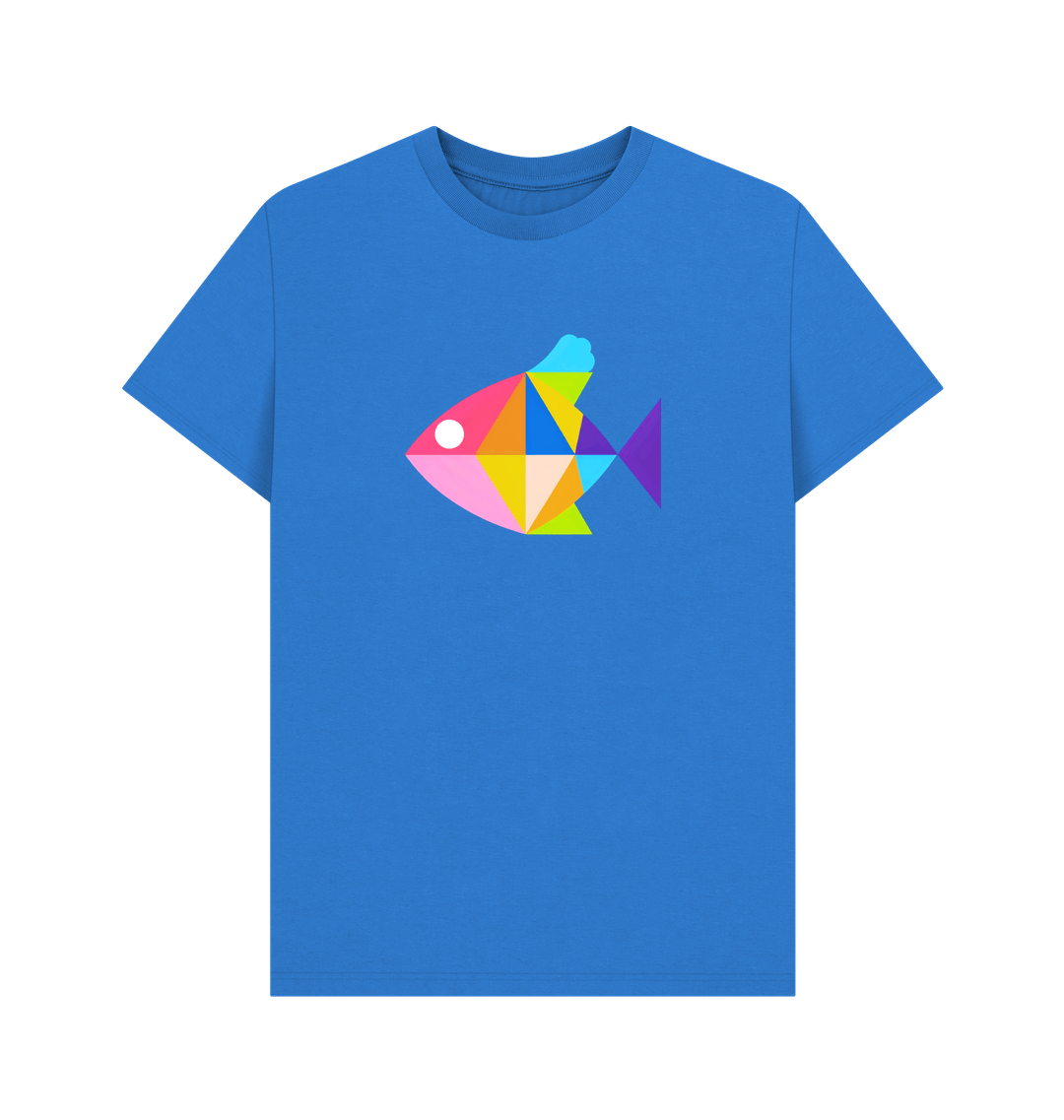Bright Blue Printed T-shirt