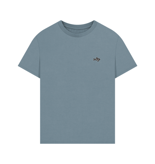 Stone Blue Printed T-shirt